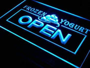 Fro Yo Frozen Yogurt Open LED Light Sign - LED Gift Works