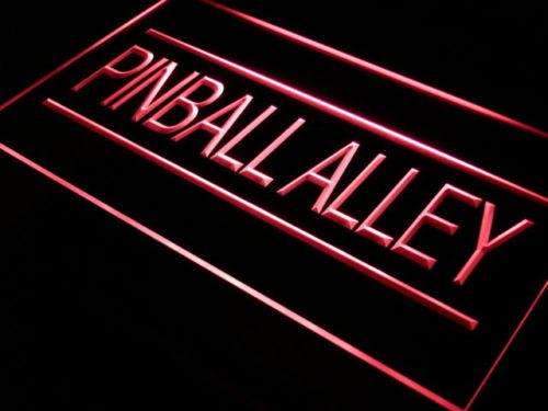 Game Room Arcade Pinball Alley LED Light Sign - Way Up Gifts
