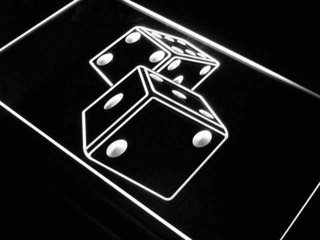 Game Room Dice LED Light Sign - Way Up Gifts