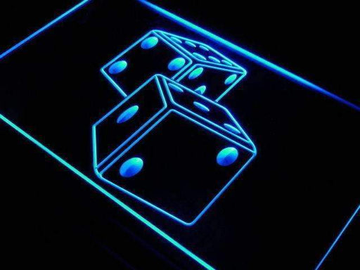 Game Room Dice LED Light Sign - Way Up Gifts