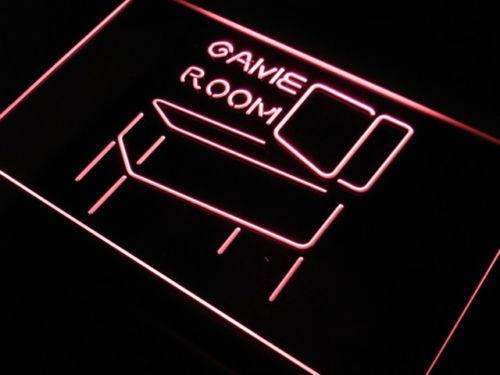 Game Room Pinball LED Light Sign - LED Gift Works