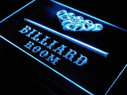 Game Room Pool Hall Billiards LED Light Sign - Way Up Gifts