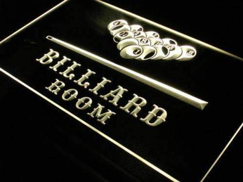 Game Room Pool Hall Billiards LED Light Sign - Way Up Gifts
