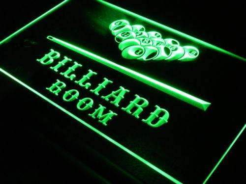 Game Room Pool Hall Billiards LED Light Sign - Way Up Gifts