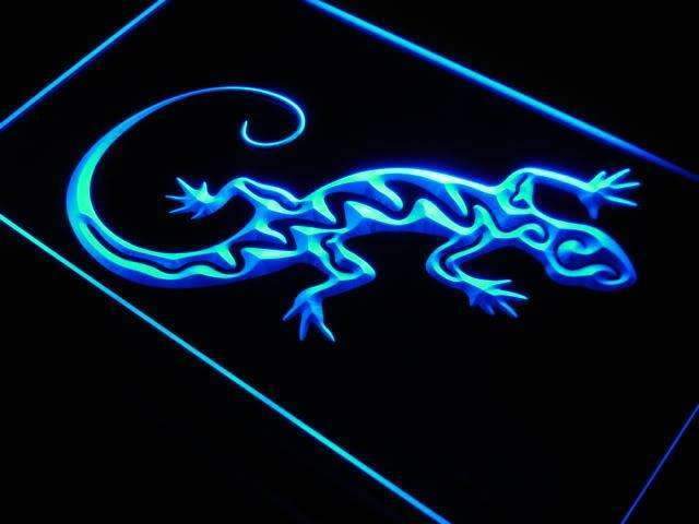 Gecko Lizard LED Light Sign - Way Up Gifts