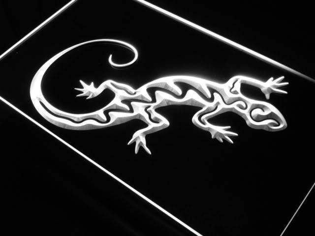 Gecko Lizard LED Light Sign - Way Up Gifts