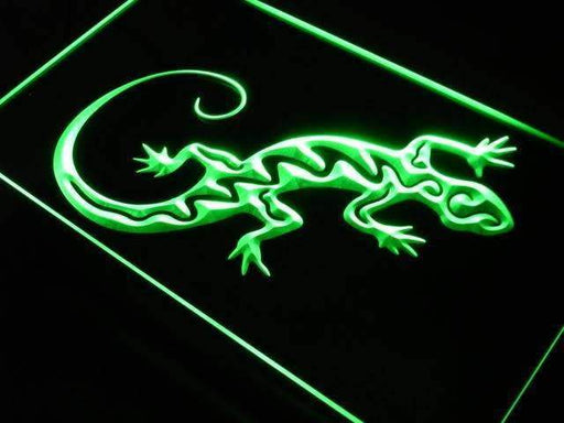 Gecko Lizard LED Light Sign - Way Up Gifts