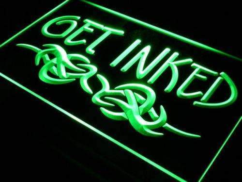 Get Inked Tattoo LED Light Sign - LED Gift Works