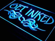 Get Inked Tattoo LED Light Sign - LED Gift Works