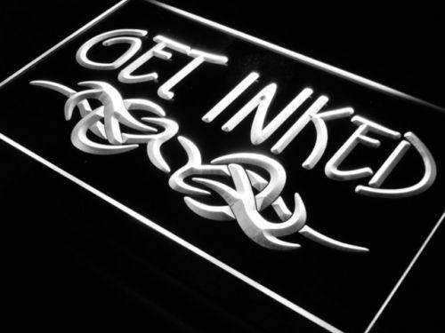 Get Inked Tattoo LED Light Sign - LED Gift Works