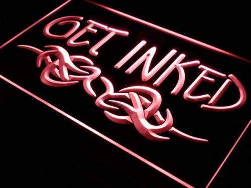Get Inked Tattoo LED Light Sign - LED Gift Works