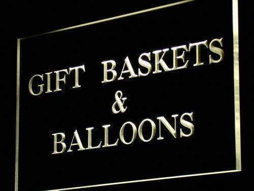 Gift Baskets Balloons LED Light Sign - LED Gift Works
