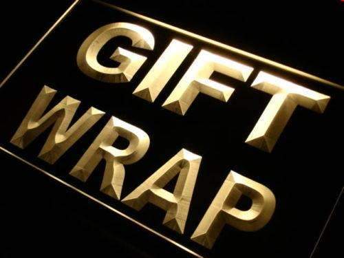 Gift Wrap LED Light Sign - LED Gift Works
