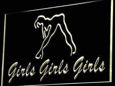 Girls Night Club LED Light Sign - LED Gift Works