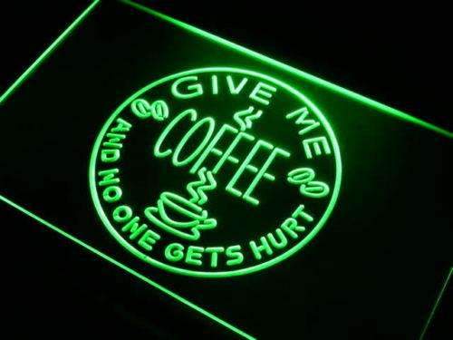 Give Me Coffee LED Light Sign - LED Gift Works