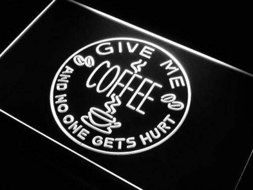 Give Me Coffee LED Light Sign - LED Gift Works
