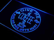Give Me Coffee LED Light Sign - LED Gift Works