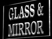 Glass and Mirror Shop LED Light Sign - LED Gift Works