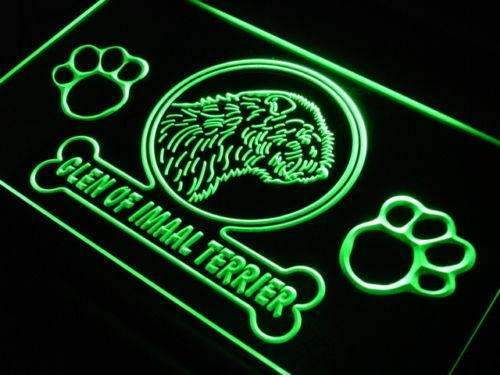 Glen of Imaal Terrier LED Light Sign - Way Up Gifts