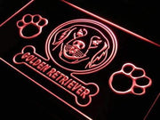 Golden Retriever Dog LED Light Sign - LED Gift Works