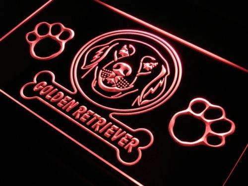 Golden Retriever Dog LED Light Sign - Way Up Gifts