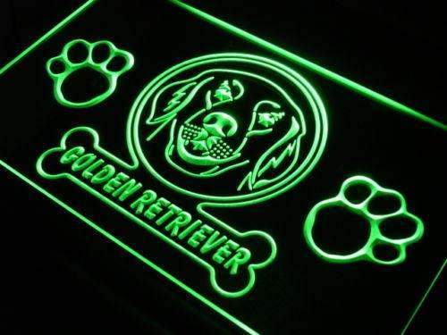 Golden Retriever Dog LED Light Sign - LED Gift Works