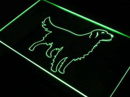 Golden Retriever LED Light Sign - LED Gift Works