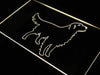 Golden Retriever LED Light Sign - Way Up Gifts