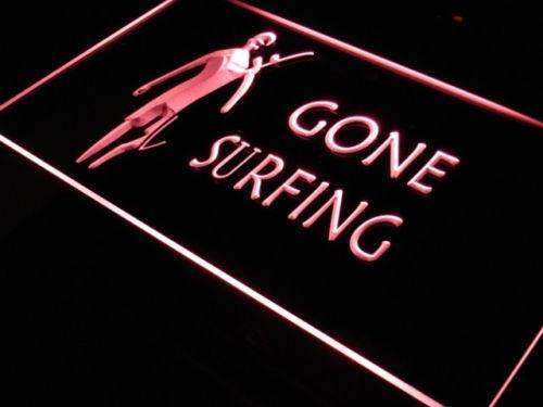 Gone Surfing LED Light Sign - LED Gift Works