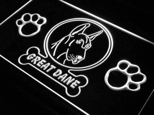 Great Dane Dog LED Light Sign - Way Up Gifts