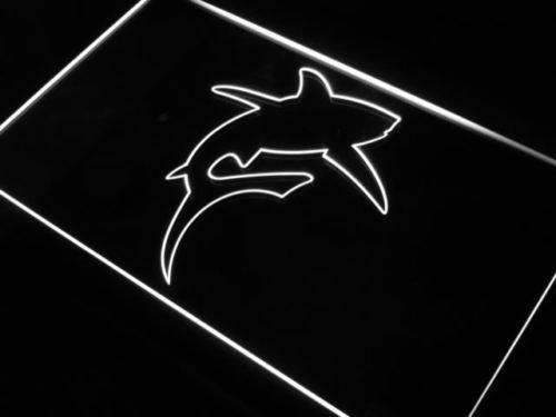 Great White Shark Decor LED Light Sign - LED Gift Works