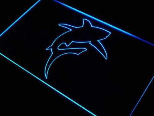 Great White Shark Decor LED Light Sign - LED Gift Works