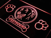 Greyhound Dog LED Light Sign - LED Gift Works
