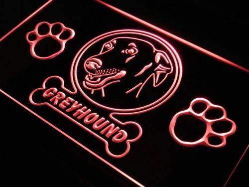 Greyhound Dog LED Light Sign - Way Up Gifts