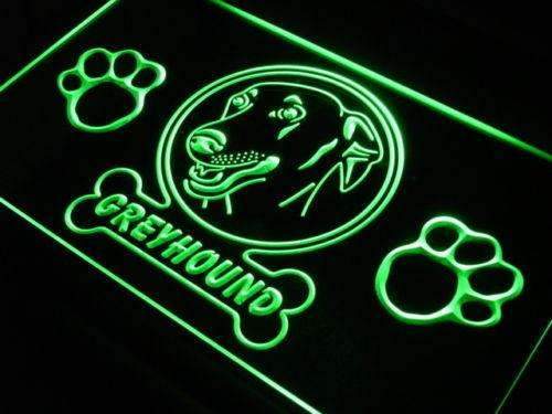 Greyhound Dog LED Light Sign - Way Up Gifts