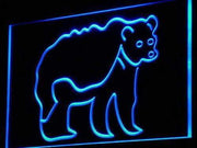 Grizzly Bear LED Light Sign - LED Gift Works