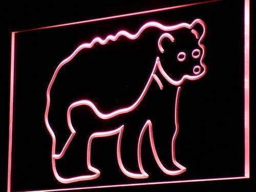 Grizzly Bear LED Light Sign - LED Gift Works