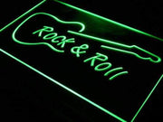 Guitar Rock and Roll LED Light Sign - LED Gift Works
