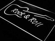 Guitar Rock and Roll LED Light Sign - LED Gift Works