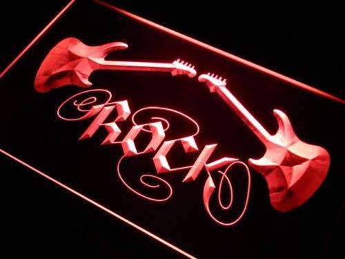 Guitars Rock n Roll LED Light Sign - Way Up Gifts
