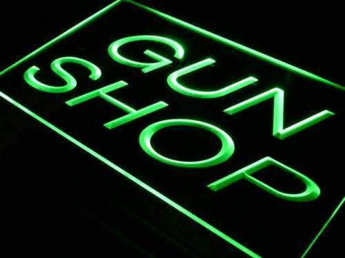 Gun Shop LED Light Sign - Way Up Gifts