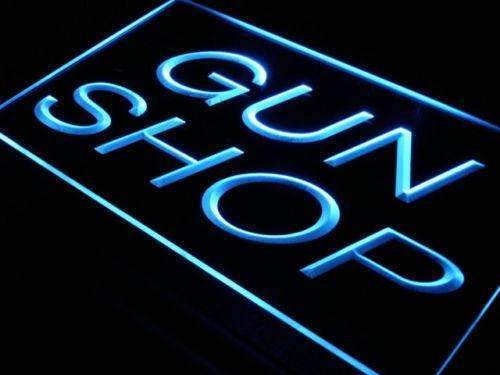 Gun Shop LED Light Sign - LED Gift Works