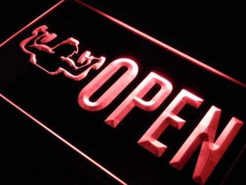 Gym Fitness Center Open LED Light Sign - LED Gift Works