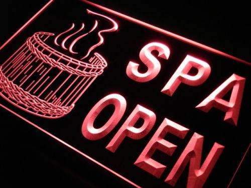 Gym Spa Open LED Light Sign - Way Up Gifts