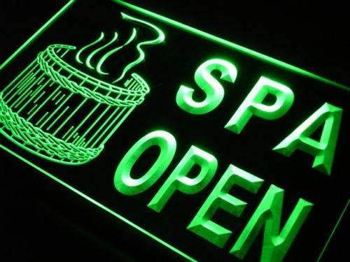 Gym Spa Open LED Light Sign - Way Up Gifts