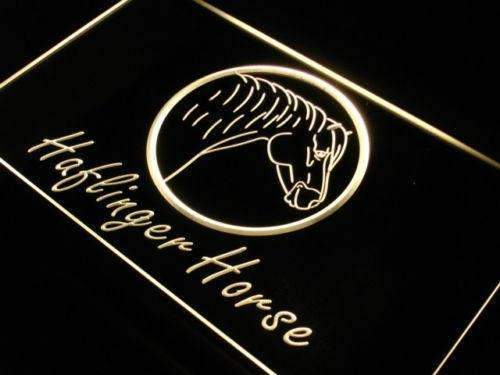Haflinger Pony Horse LED Light Sign - Way Up Gifts