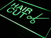 Hair Cut Scissors LED Light Sign - LED Gift Works