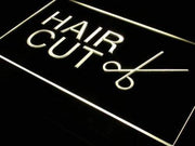 Hair Cut Scissors LED Light Sign - LED Gift Works
