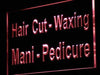Hair Cut Waxing Manicure Pedicure LED Light Sign - Way Up Gifts