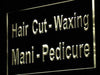 Hair Cut Waxing Manicure Pedicure LED Light Sign - Way Up Gifts
